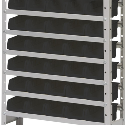 Estante met�lica com 30 gavetas n3� preta - EM30/3P