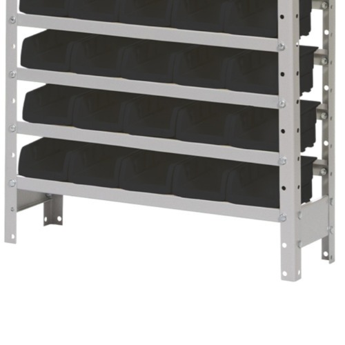 Estante met�lica com 30 gavetas n3� preta - EM30/3P