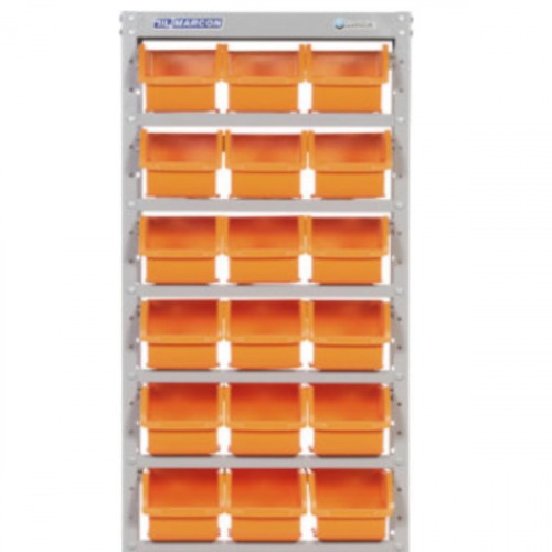 Estante met�lica com 27 gavetas n� 5 laranja      