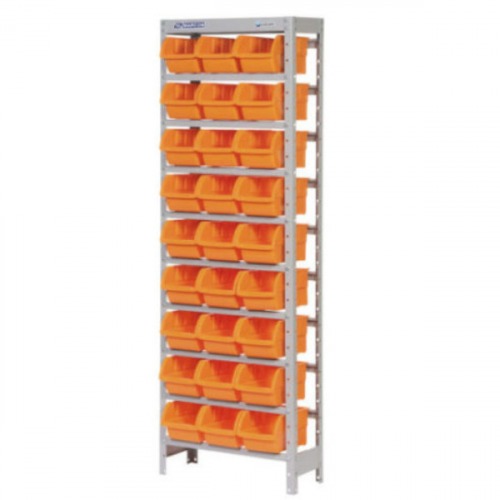 Estante met�lica com 27 gavetas n� 5 laranja      