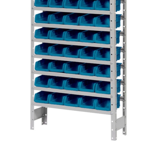 Estante met�lica com 60 gavetas n� 3 azul - EM60/3A