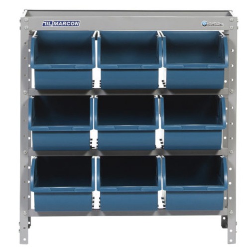 Estante met�lica com 9 gavetas n� 7 azul - EF9/7A