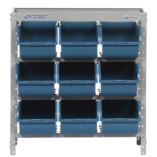 Estante metálica com 9 gavetas n° 7 azul - EM9/7A Estante metálica com 9 gavetas n° 7 azul - EM9/7A