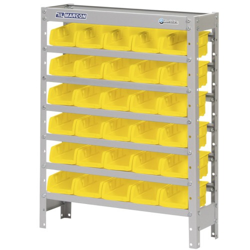 Estante met�lica com 30 gavetas n� 3 amarela - EF30/3AM
