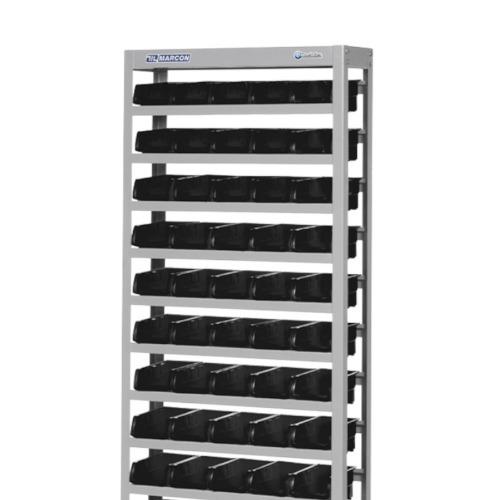 Estante met�lica com 60 gavetas n� 3 preta - EP60/3P