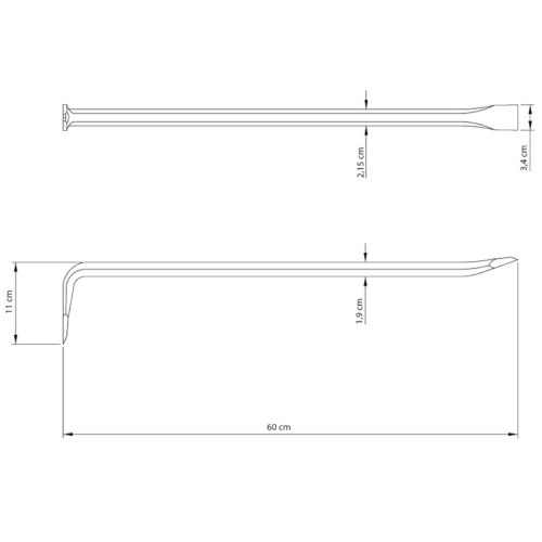 P� de cabra simples 600 mm - 42600/060