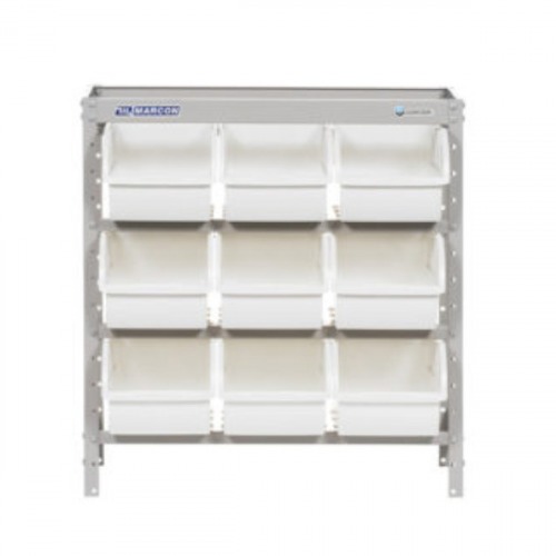 Estante met�lica com 9 gavetas n� 7 branca - EF9/7B