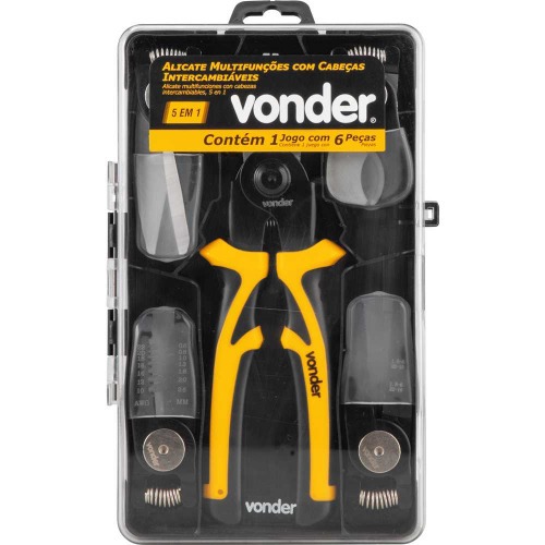 Alicate multifun��es com cabe�as intercambi�veis 5 em 1