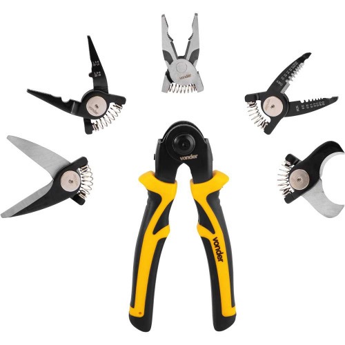 Alicate multifun��es com cabe�as intercambi�veis 5 em 1