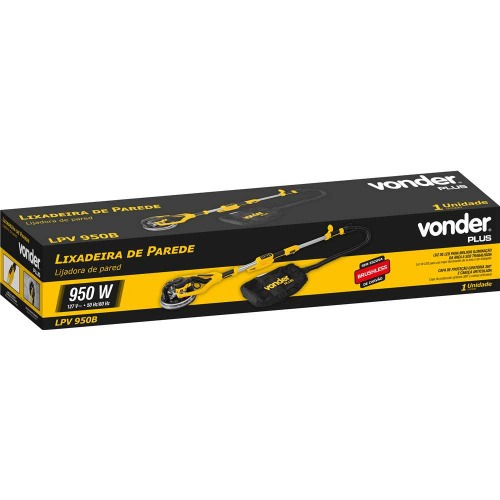 Lixadeira de parede e teto com LED 950W com acess�rios - LPV 950B  110V