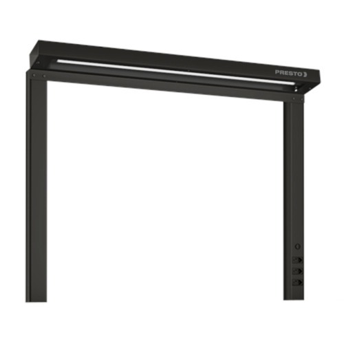 Suporte de ilumina��o 1070 x 155 mm para bancada com 3 tomadas - 91526