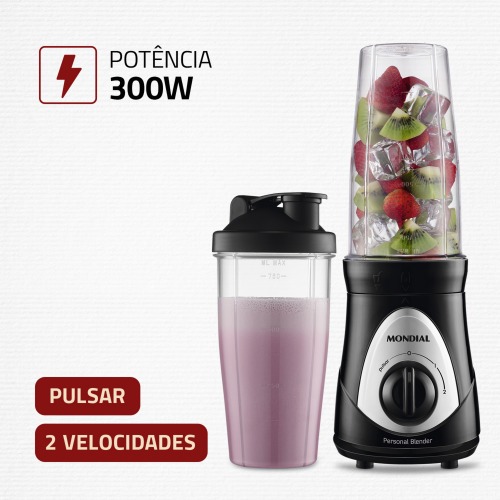 Liquidificador port�til 2 velocidades 300 watts Personal Blender - DG-01  110V