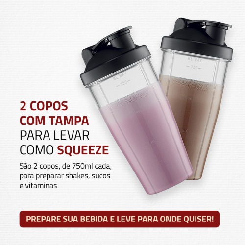 Liquidificador port�til 2 velocidades 300 watts Personal Blender - DG-01  110V