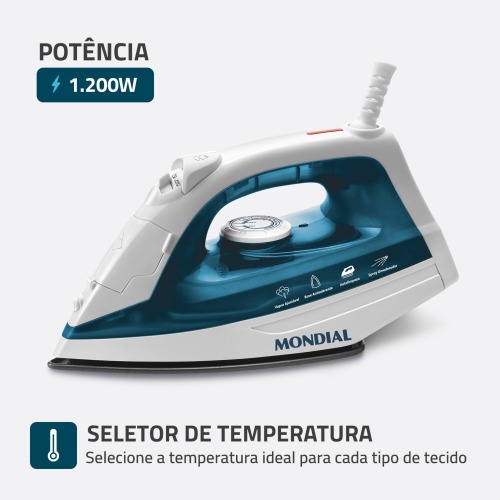 Ferro de passar a vapor 1200 watts - F-32  110V