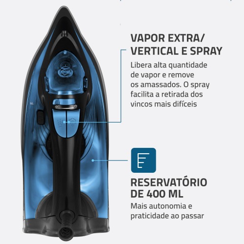 Ferro de passar a vapor 2000 watts - F-53  220V