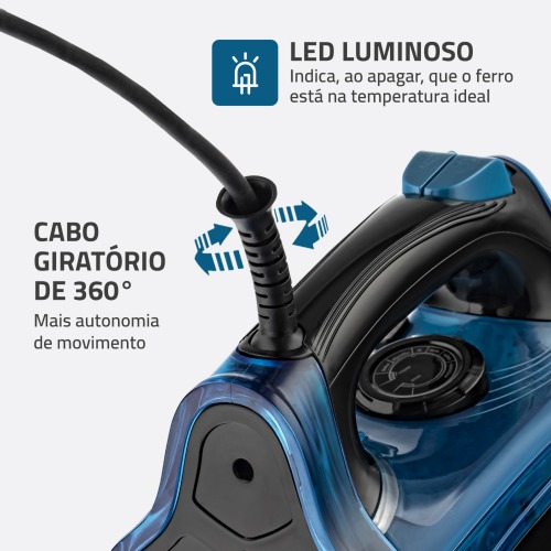 Ferro de passar a vapor 2000 watts - F-53  220V