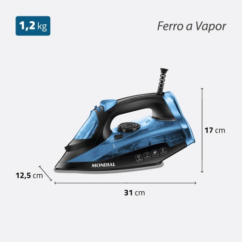 Ferro de passar a vapor 2000 watts - F-53  220V