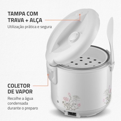 Panela el�trica de arroz 5 x�caras Bianca Rice - NPE-05-5X  220V