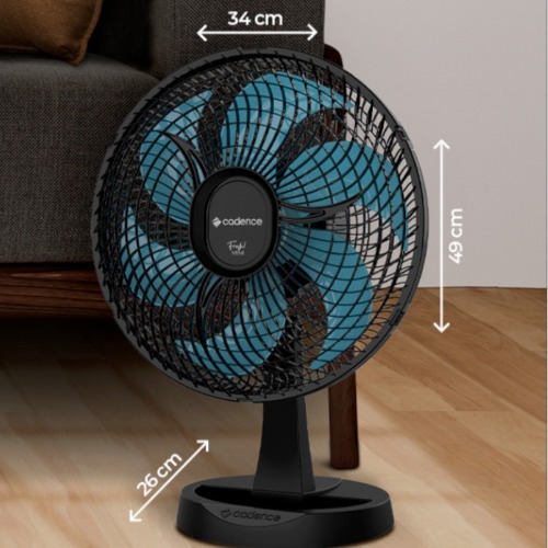 Ventilador de mesa mini 30 cm 6 pás 3 velocidades Fresh Mini - VTR310 110V Ventilador de mesa mini 30 cm 6 pás 3 velocidades Fresh Mini - VTR310 110V