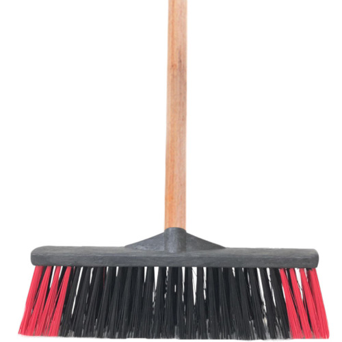 Vassoura tipo gari com cabo 