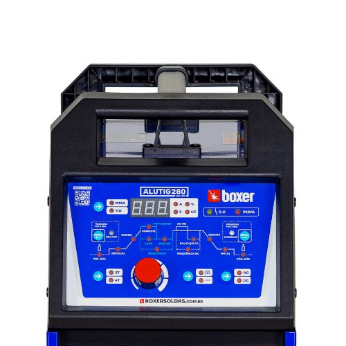 Inversora de solda Tig 280A para alum�nio AC/DC Mono/Trif�sica 220V - ALUTIG 280 AC/DC