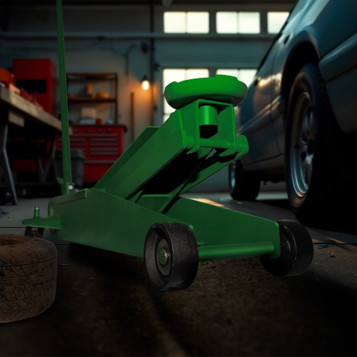 Macaco jacar� hidr�ulico 2 toneladas roda de ferro - RLL-902