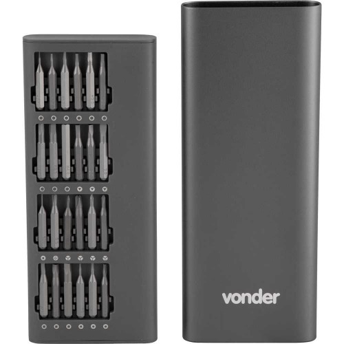 Jogo de bits e ponteiras de precis�o encaixe sextavado de 4 mm 51 pe�as