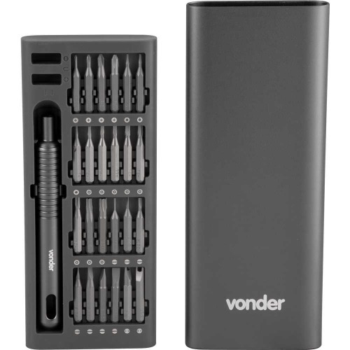 Jogo de bits e ponteiras de precis�o encaixe sextavado de 4 mm 51 pe�as