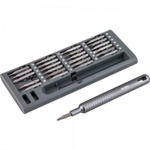 Jogo de bits e ponteiras de precis�o encaixe sextavado de 4 mm 51 pe�as