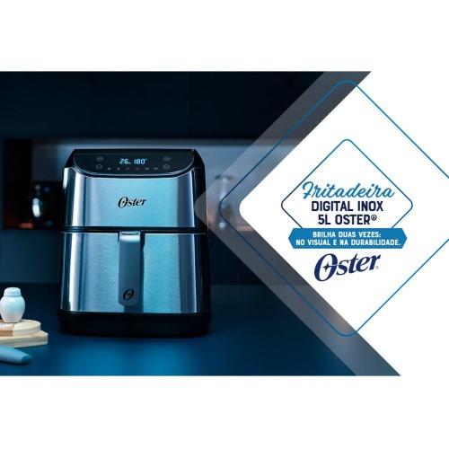 Fritadeira el�trica sem �leo air fryer digital 5L 1700W  Painel Touch - OFRT930  110V