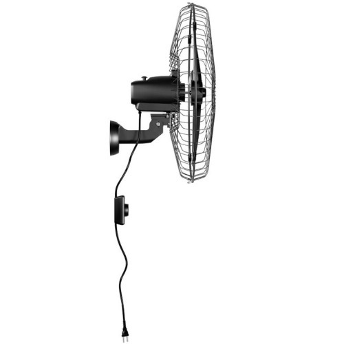Ventilador de parede 60 cm oscilante preto - New 110V Ventilador de parede 60 cm oscilante preto - New 110V