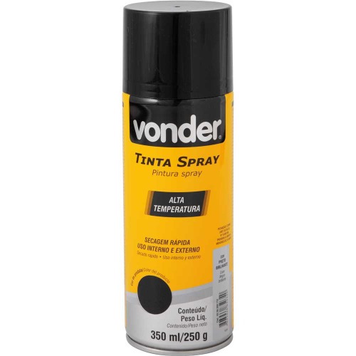 Tinta spray alta temperatura 350 ml