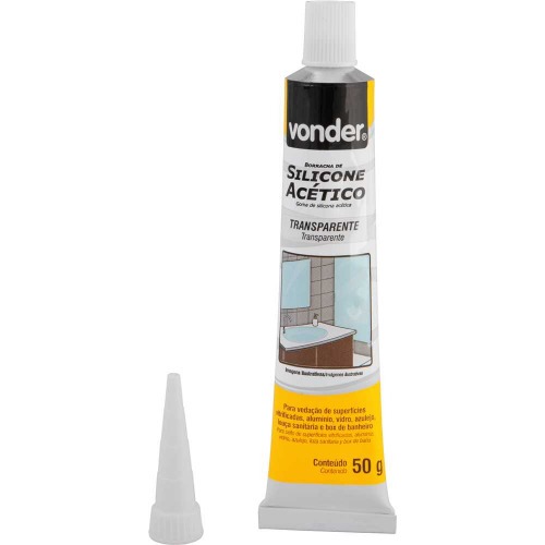 Silicone ac�tico para veda��o 50 gramas