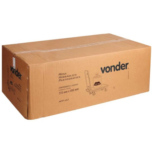 Mesa hidr�ulica pantogr�fica duplo est�gio 150 Kg - MPP 152  