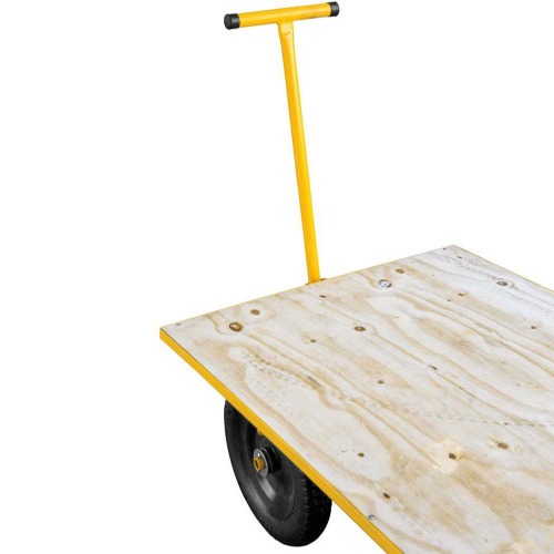 Carrinho plataforma de compensado capacidade 600 kg