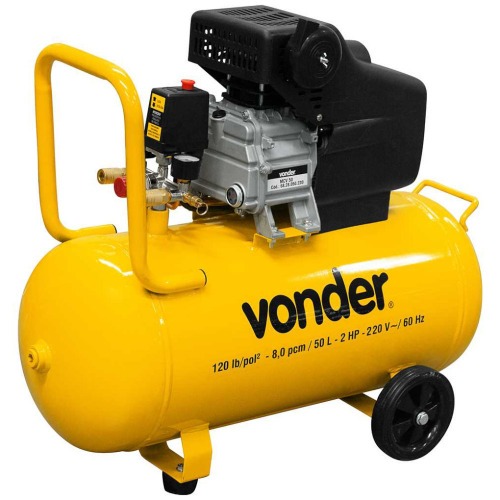 Compressor de ar 7,3 p�s 50 litros 2 hp - MCV50  220V