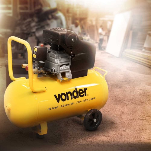 Compressor de ar 7,3 p�s 50 litros 2 hp - MCV50  220V