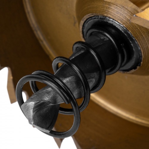 Serra copo para metal 42 mm revestimento em Nitreto de Titânio com suporte Serra copo para metal 42 mm revestimento em Nitreto de Titânio com suporte