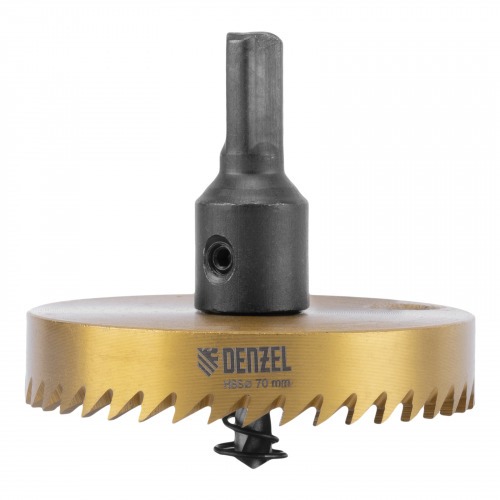 Serra copo para metal 70 mm revestimento em Nitreto de Tit�nio com suporte