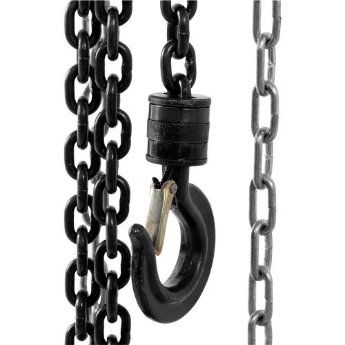 Talha manual com capacidade de 500 kg e 5 metros de corrente Talha manual com capacidade de 500 kg e 5 metros de corrente