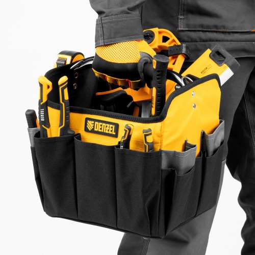 Bolsa para ferramentas 260 x 240 x 300 mm com 22 bolsos 