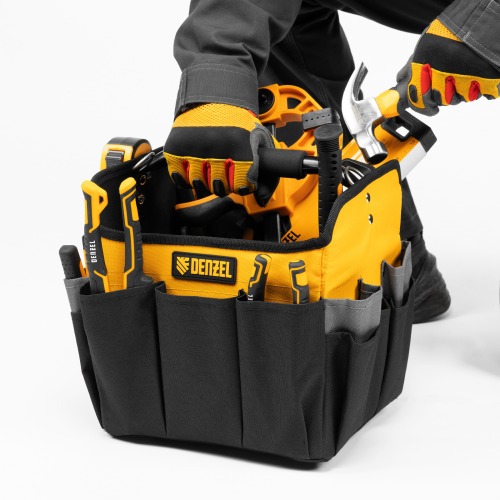 Bolsa para ferramentas 260 x 240 x 300 mm com 22 bolsos 