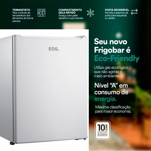 Frigobar 71 litros porta reversível Ice Compact branco - EFB81 110V Frigobar 71 litros porta reversível Ice Compact branco - EFB81 110V