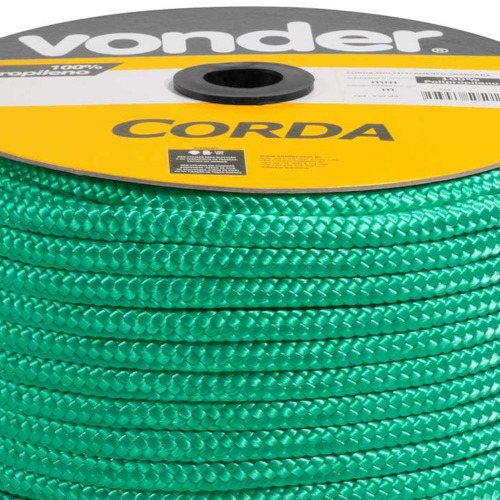 Corda multifilamento tran�ada 12 mm com rolo de 140 metros