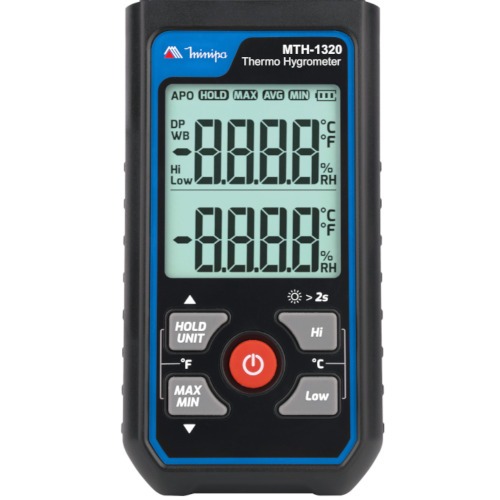 Rel�gio termo-higr�metro digital -20 a +60�C interno - MTH-1320