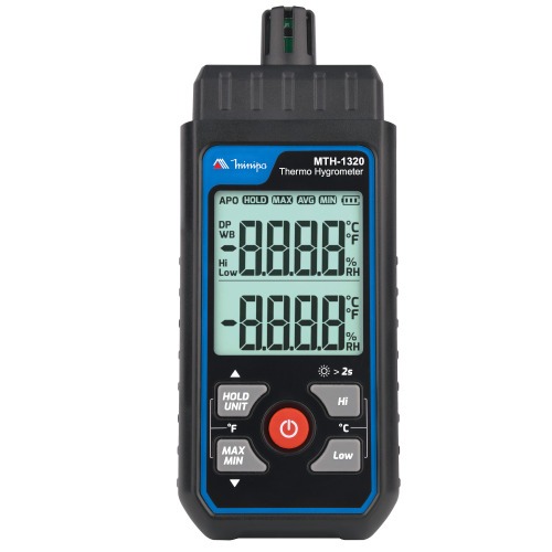 Rel�gio termo-higr�metro digital -20 a +60�C interno - MTH-1320