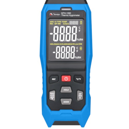 Rel�gio termo-higr�metro digital -40 a +80�C interno - MTH-1390