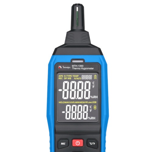 Rel�gio termo-higr�metro digital -40 a +80�C interno - MTH-1390