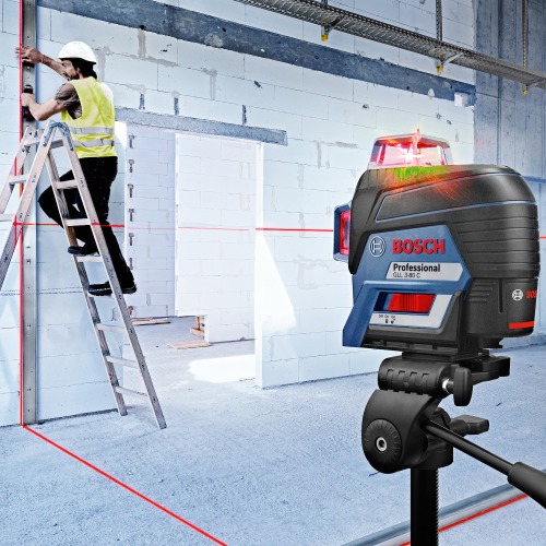 N�vel � laser com 3 linhas 360� alcance de 30 metros - GLL3-80