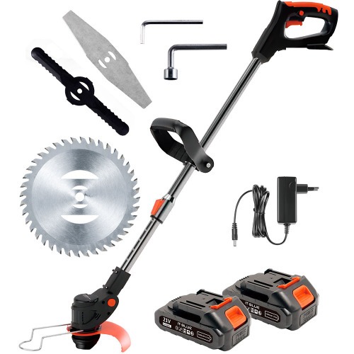 Ro�adeira lateral a bateria 21V com 2 baterias e acess�rios - BOM-9109  110V/220V